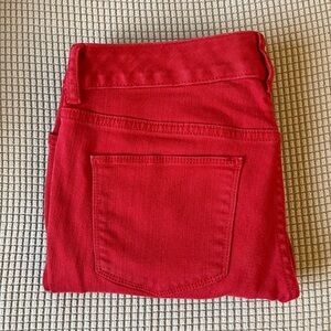 The Limited Red Skinny Jeans